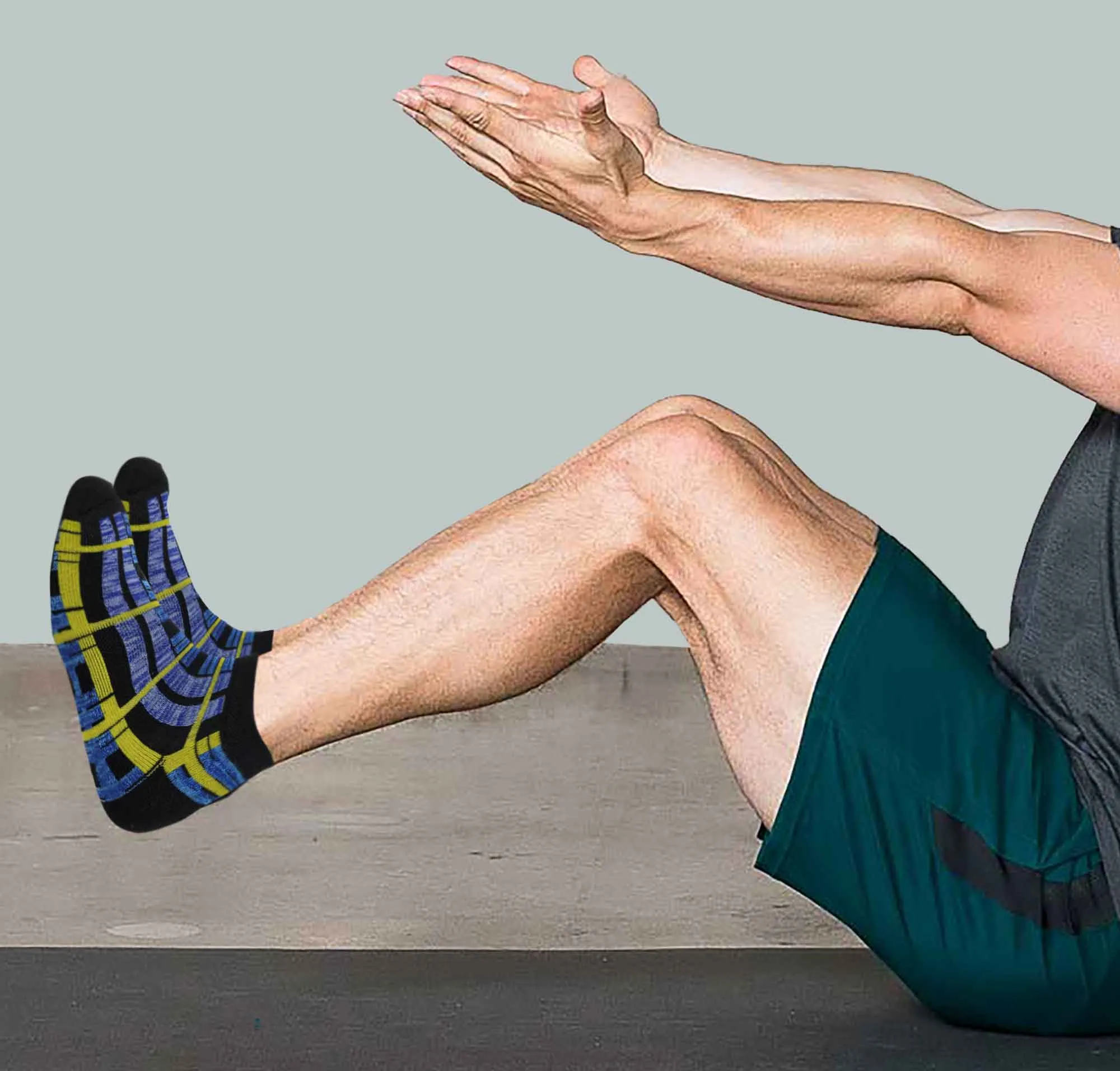 Low Cut Ankle Socks | Cushion Sports Athletic | Men's (6 Pairs)