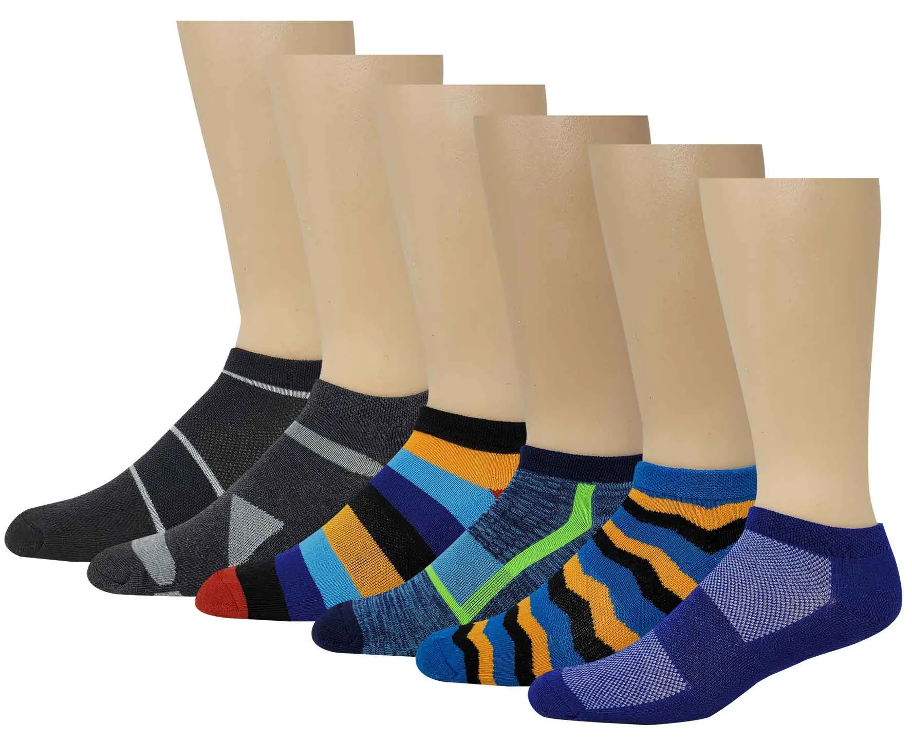 Low Cut Ankle Socks | Cushion Sports Athletic | Men's (6 Pairs)