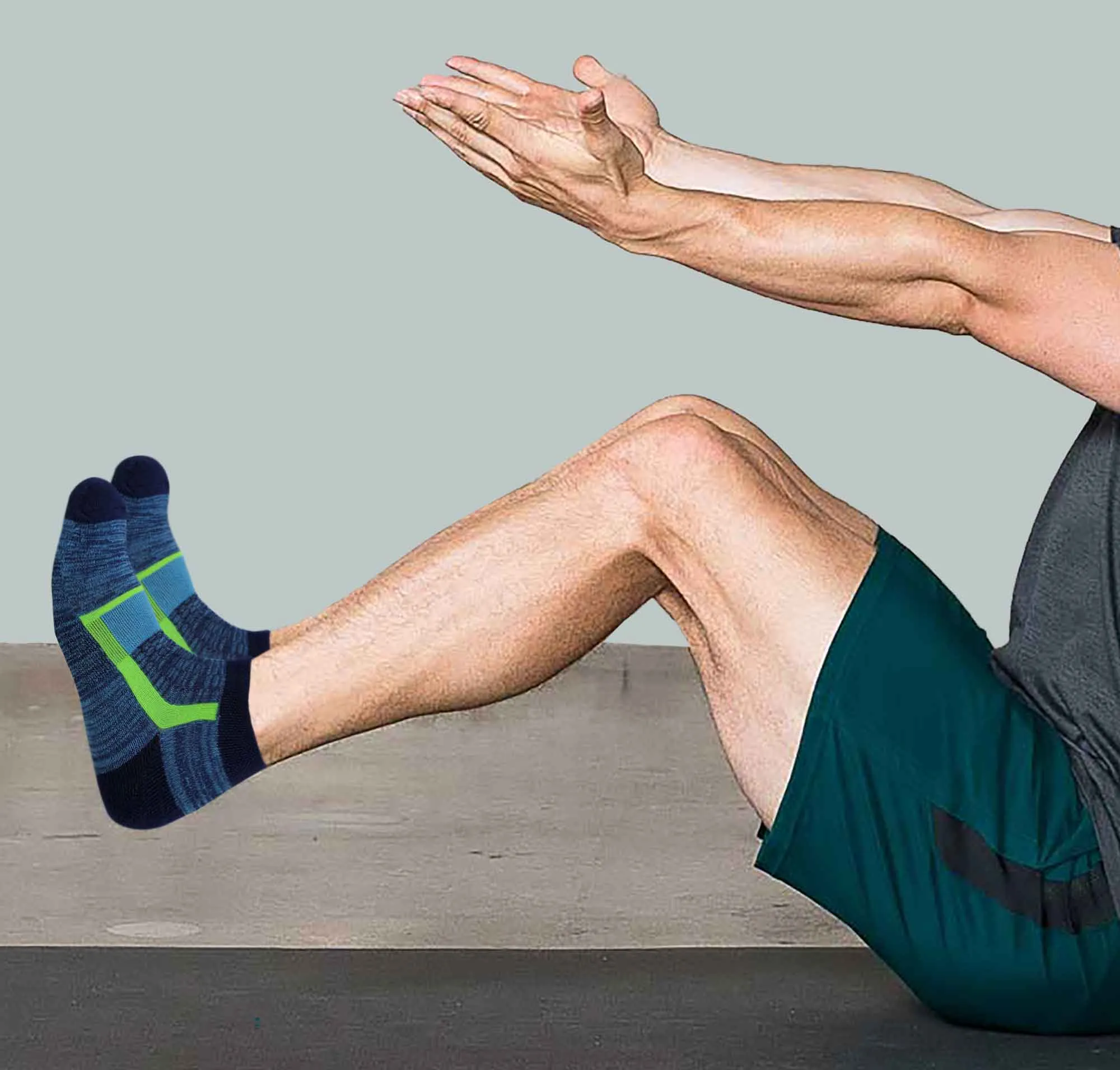 Low Cut Ankle Socks | Cushion Sports Athletic | Men's (6 Pairs)