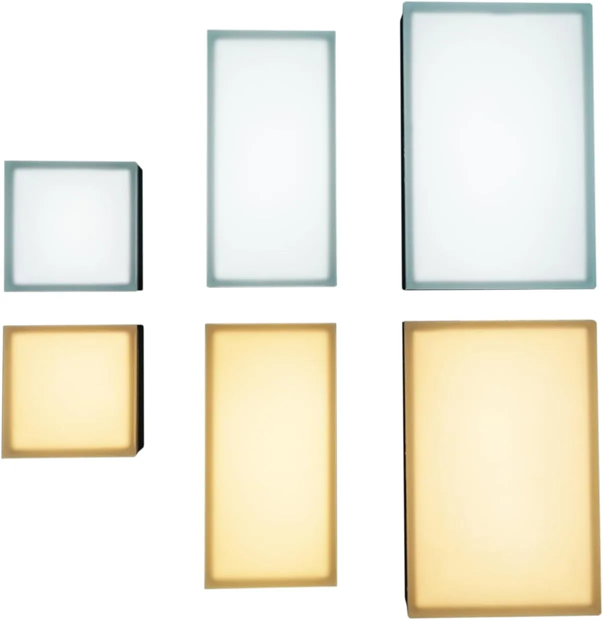 LUMENGY Paver Light 4×4 Inch, Glare-Free 5000K Brick Lighting for Paver Driveways, Pathways, Patios & Garden, 12V Waterproof & Drive-Over Rated