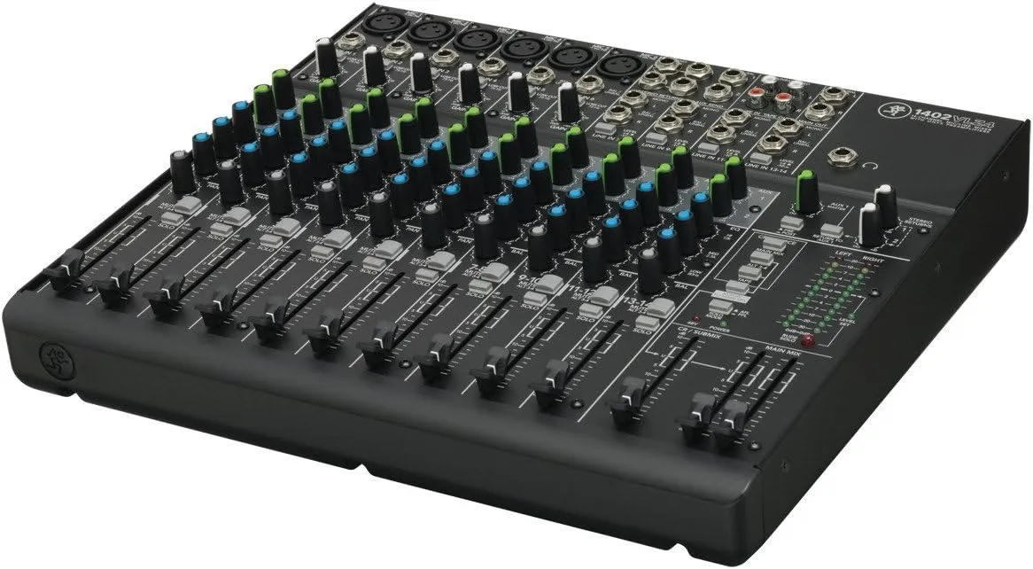 Mackie 1402VLZ4, 14-channel Compact Mixer with High Quality Onyx Preamps
