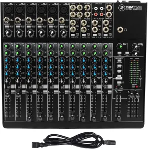 Mackie 1402VLZ4, 14-channel Compact Mixer with High Quality Onyx Preamps