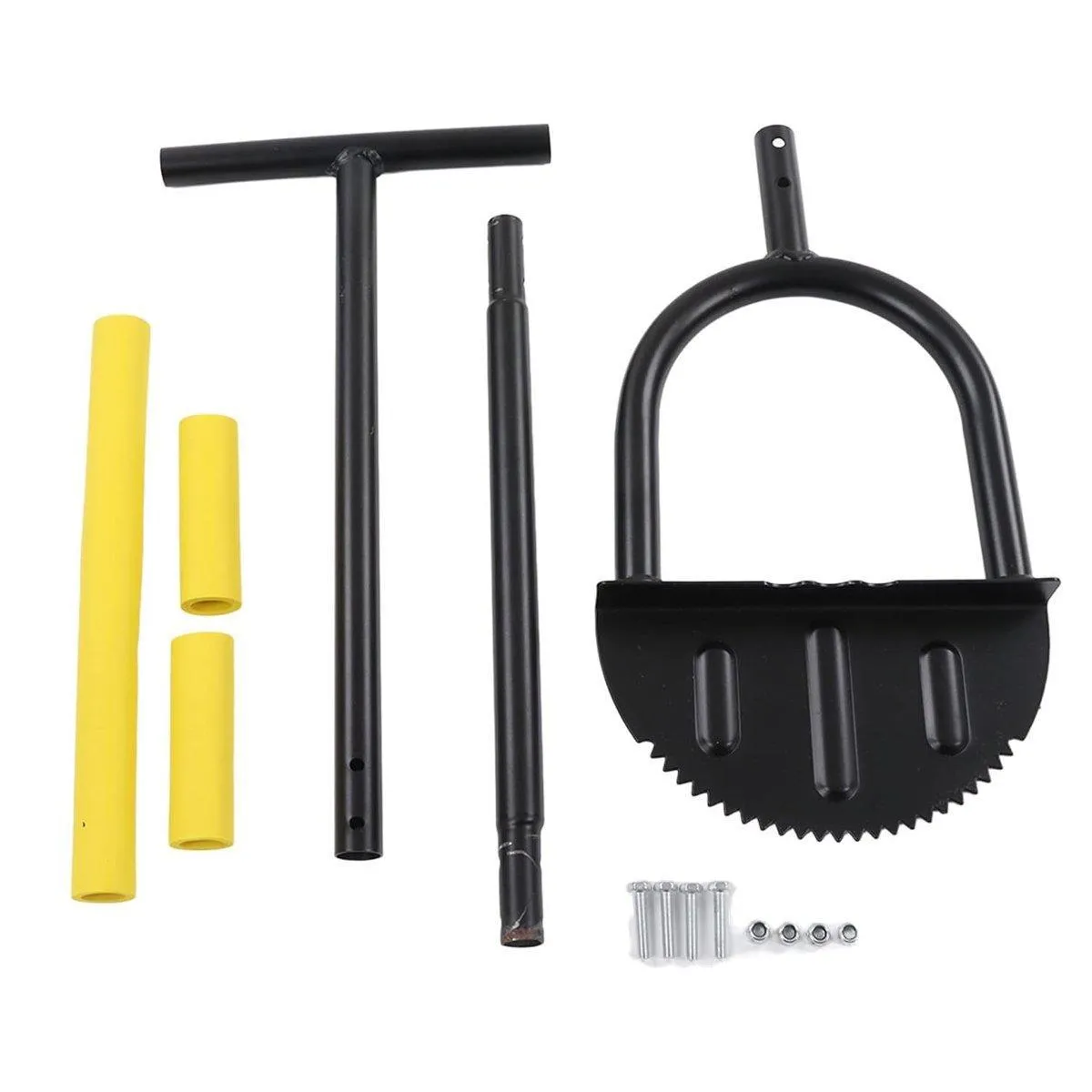 Manual Lawn Edge Cutting Shovel Serrated Half Moon Lawn Edging Tool with Handle