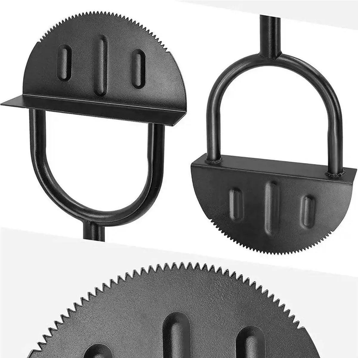 Manual Lawn Edge Cutting Shovel Serrated Half Moon Lawn Edging Tool with Handle