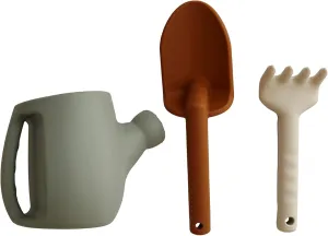 Marlowe & Co Silicone Gardening Set, Garden Tools and Beach Toys for Children (Dried Thyme)
