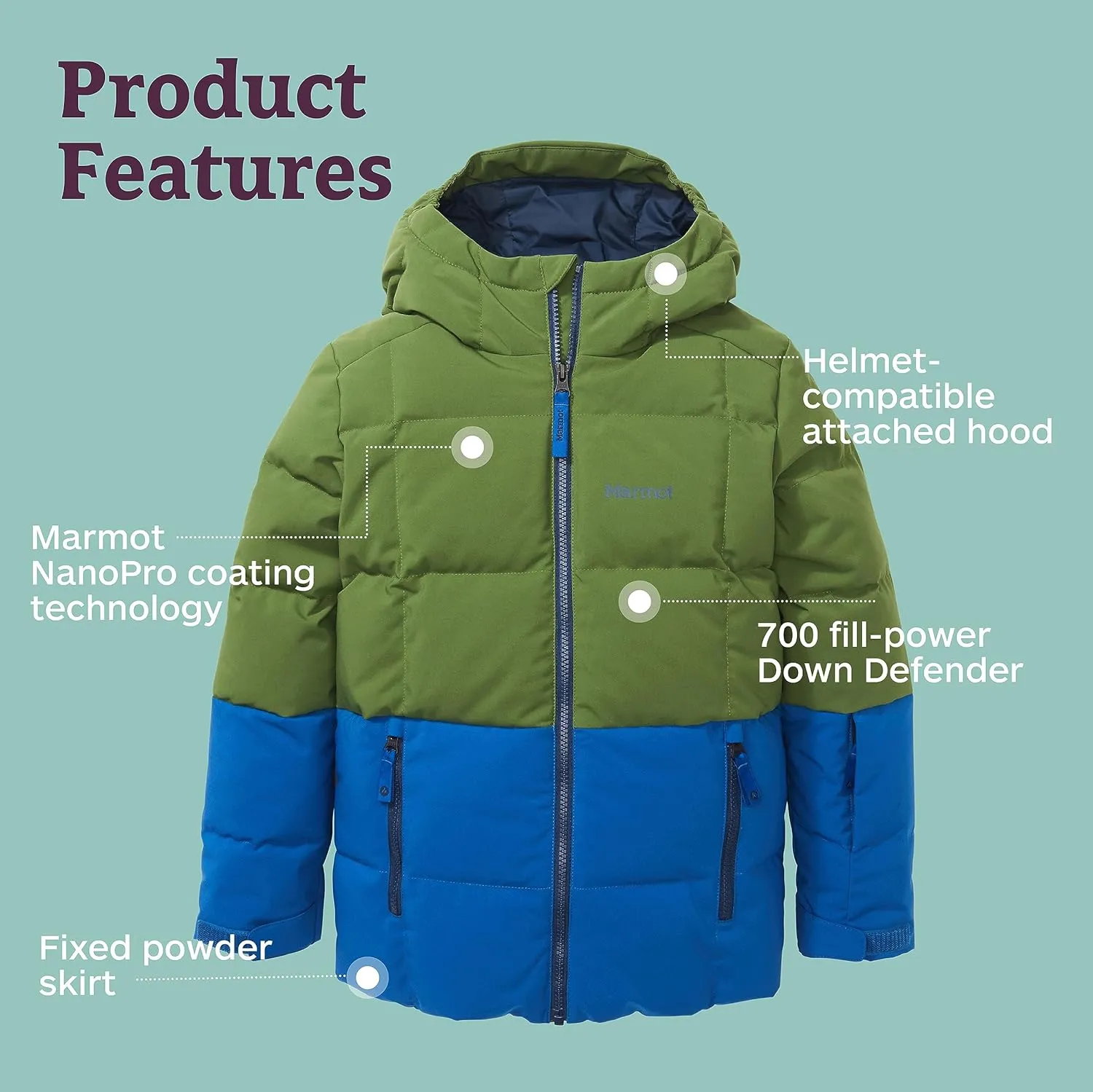 MARMOT Kid's Polar Down Jacket