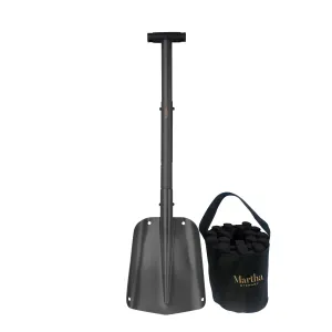 Martha Stewart MTS-APSTA-MBK All Purpose Utility Shovel with Track Assist (Black)