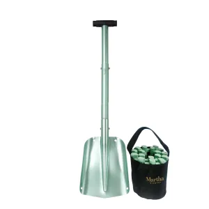 Martha Stewart MTS-APSTA-MGN All Purpose Utility Shovel with Track Assist (Mint)