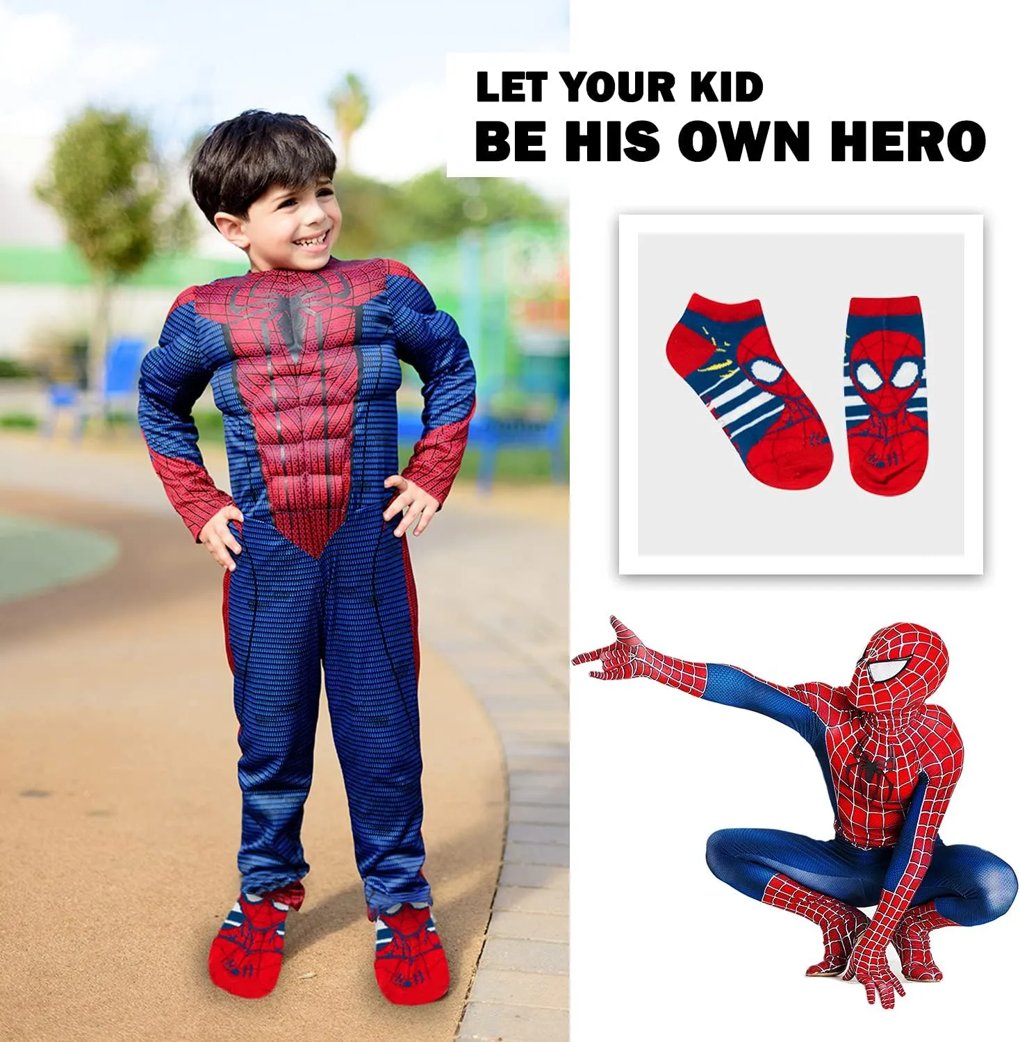 Marvel Spider-man Socks for Boys, 10 Pairs Low Cut Socks for Boys Ages 3-9