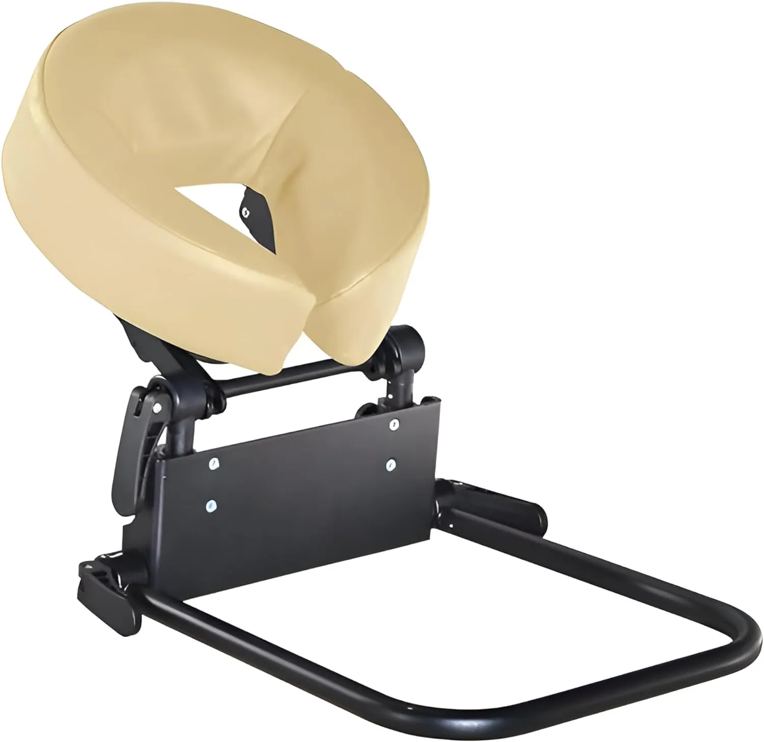 Master Massage Home Use Sleeping Mattress Top Massage Kit-Adjustable Headrest Face Pillow Cradle & Face Cushion Support Bracket, Head Face Rest Support- Eye Surgery Recovery - Cream