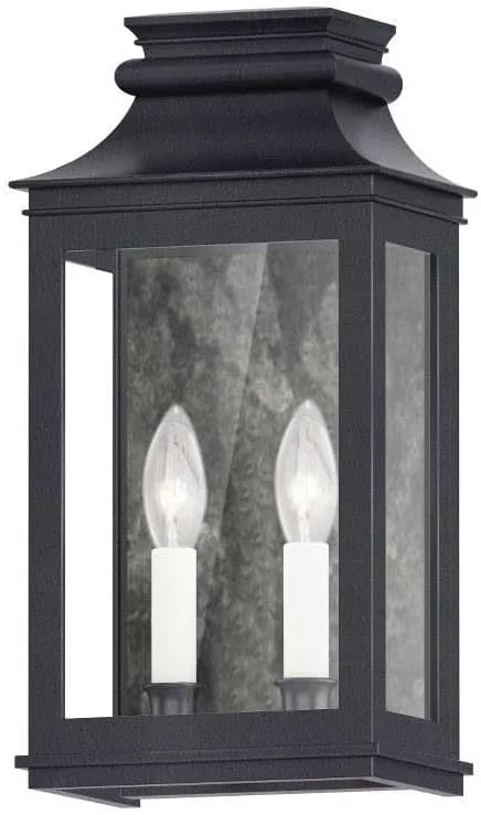 Maxim Savannah VX - 2 Light Outdoor Wall Mount-15.25 Inches Tall and 7.75 Inches Wide-Black Oxide Finish