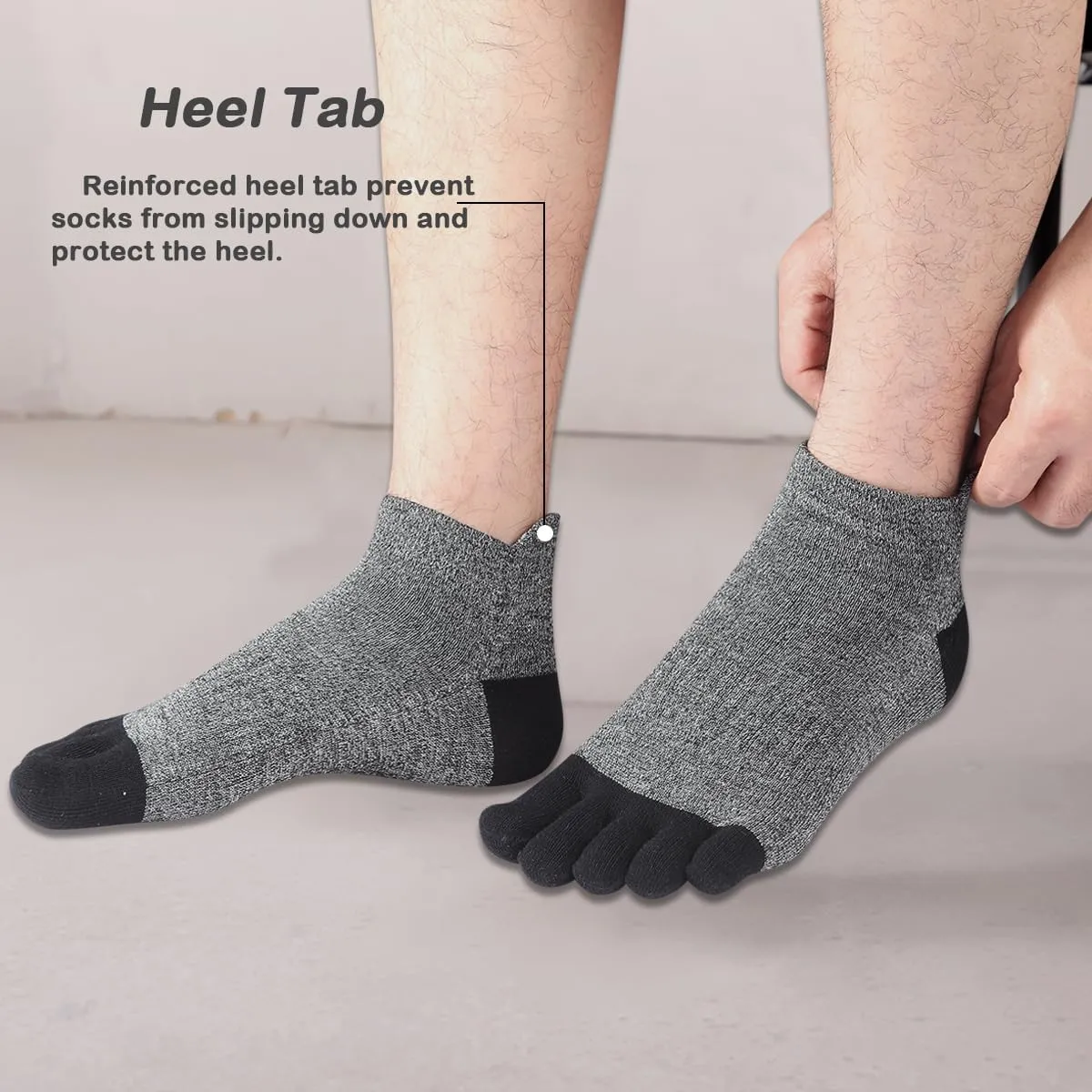 Meaiguo Toe Socks No Show Running Five Finger Socks for Men Women(3 Pairs/4 Pairs)