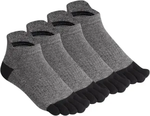 Meaiguo Toe Socks No Show Running Five Finger Socks for Men Women(3 Pairs/4 Pairs)