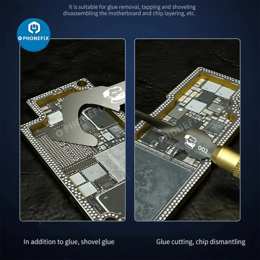 MECHANIC 002 Blades Glue Remover BGA IC Chip Degumming Scraping Knife