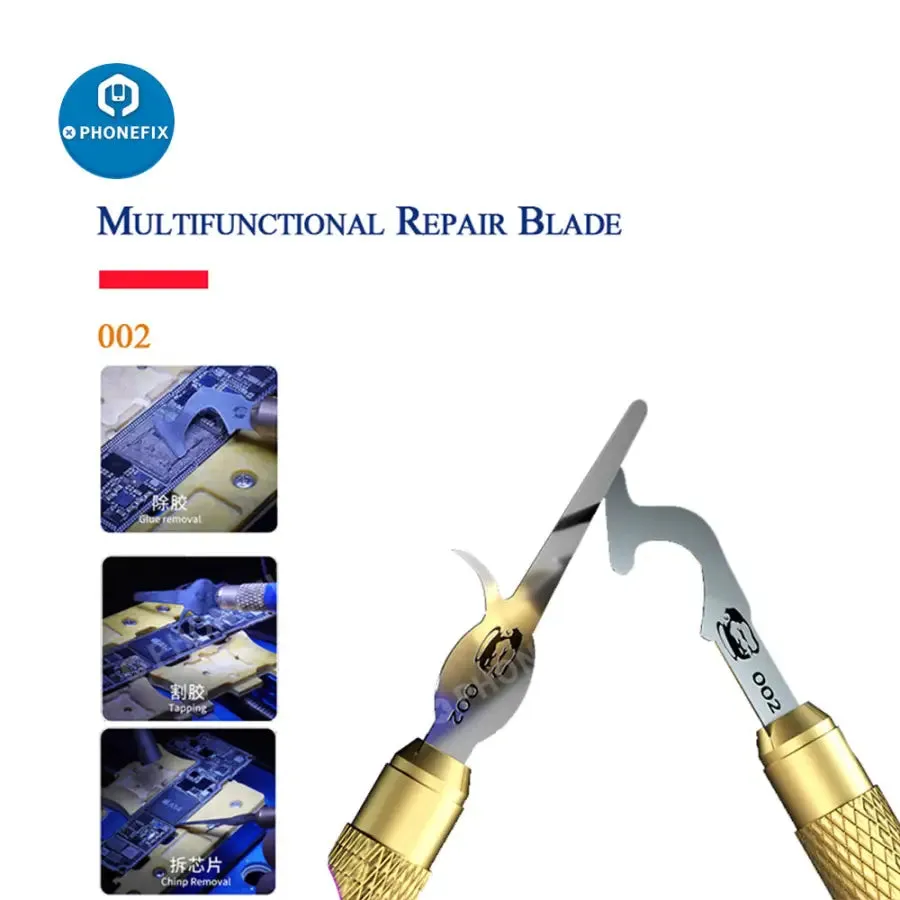 MECHANIC 002 Blades Glue Remover BGA IC Chip Degumming Scraping Knife
