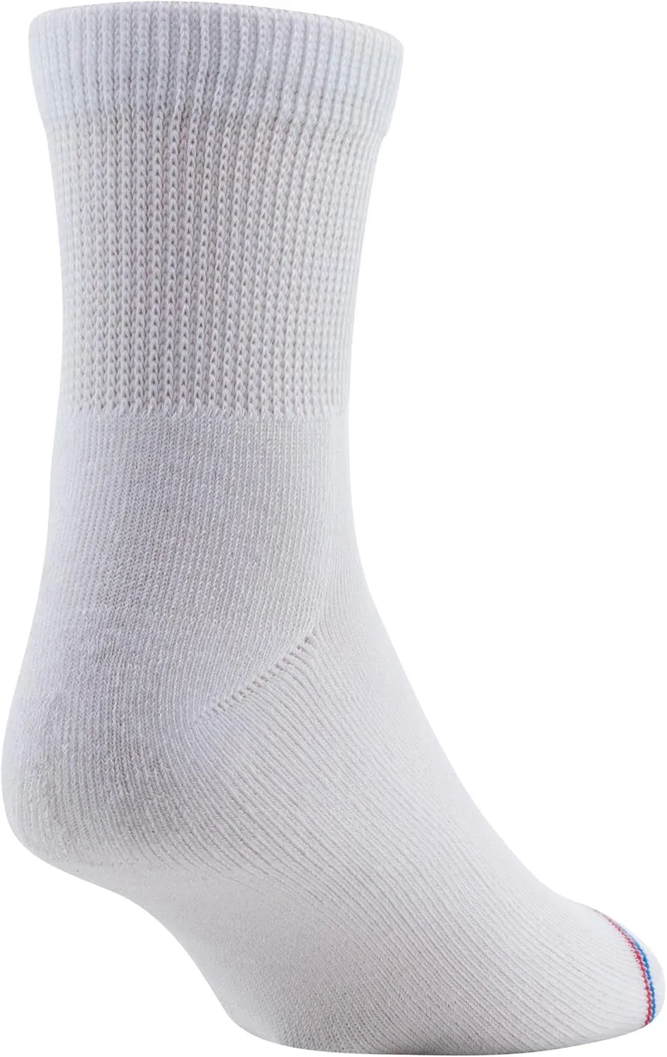 MediPeds Adult Quarter Socks With Non-Binding Top and Cushion, Multipairs