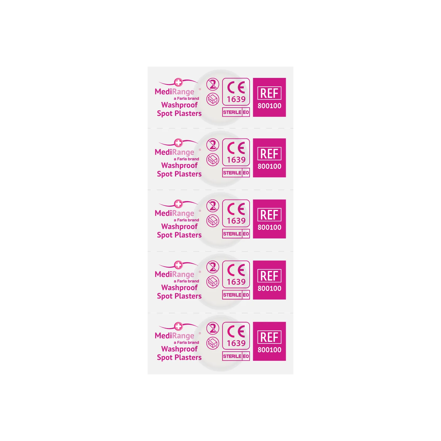 MediPlast Washproof Spot Plasters | Pack of 100