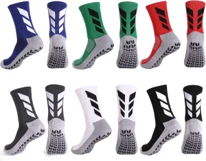MENDENG Men's Grip Socks - Non Slip Soccer & Hospital Socks