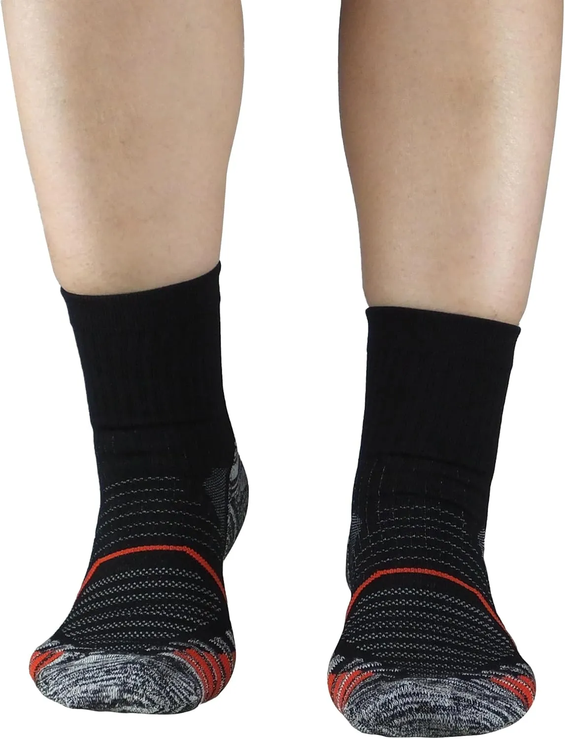 Men's and Women's Anti Blister Odor Control Cushioned Ankle Low Cut/Quarter Crew Athletic Running and Cycling Socks