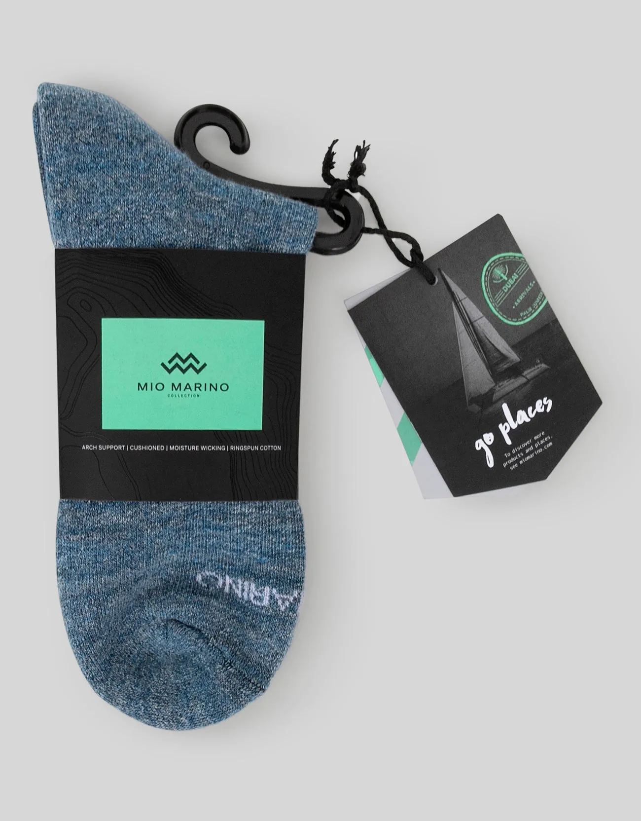 Men's Moisture Control Athletic Crew Socks - 6 pack