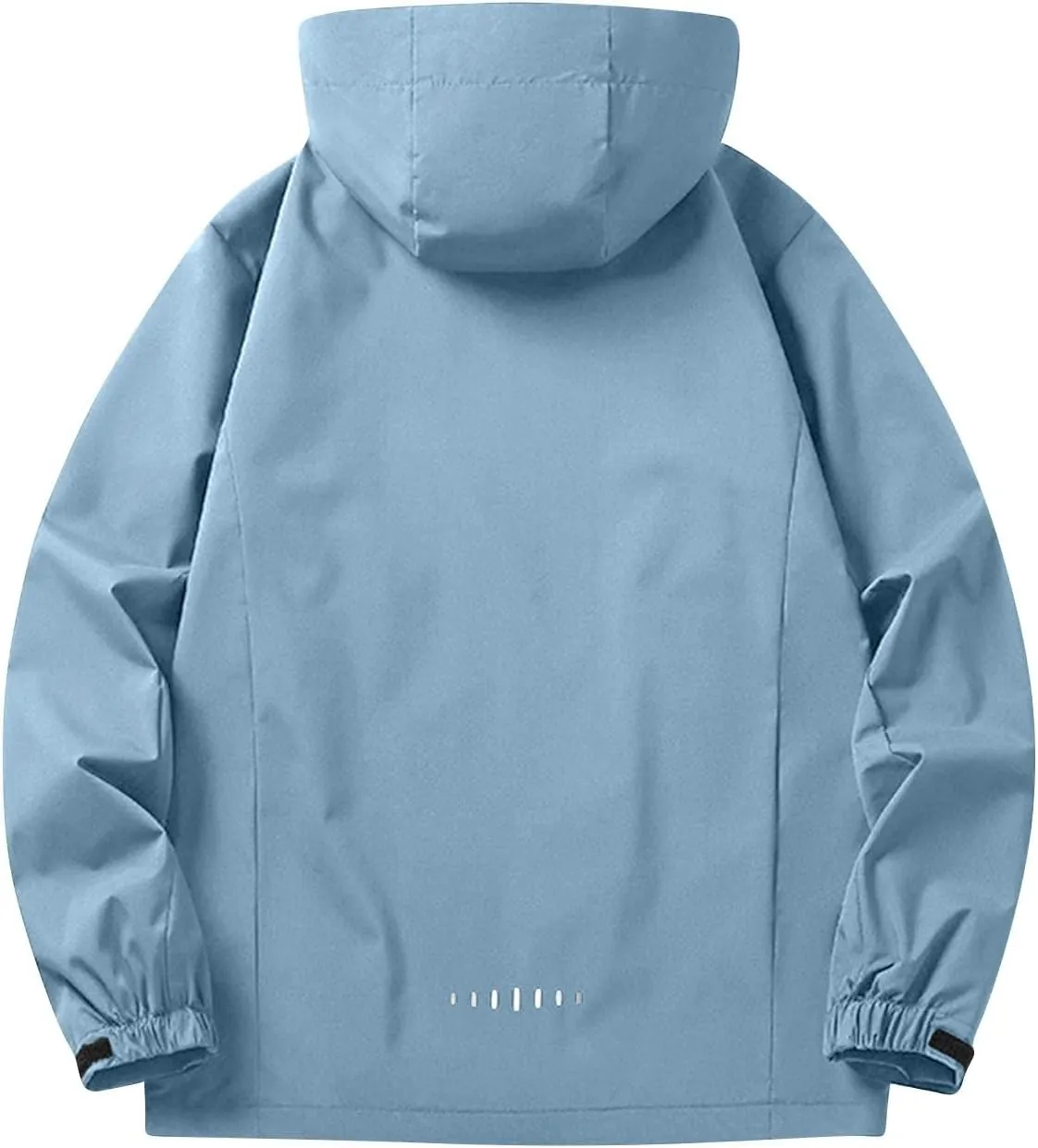 Men's Rain Jacket Light Waterproof Rain Coats Ponchos Sun Protective Outdoor Jacket with Hooded
