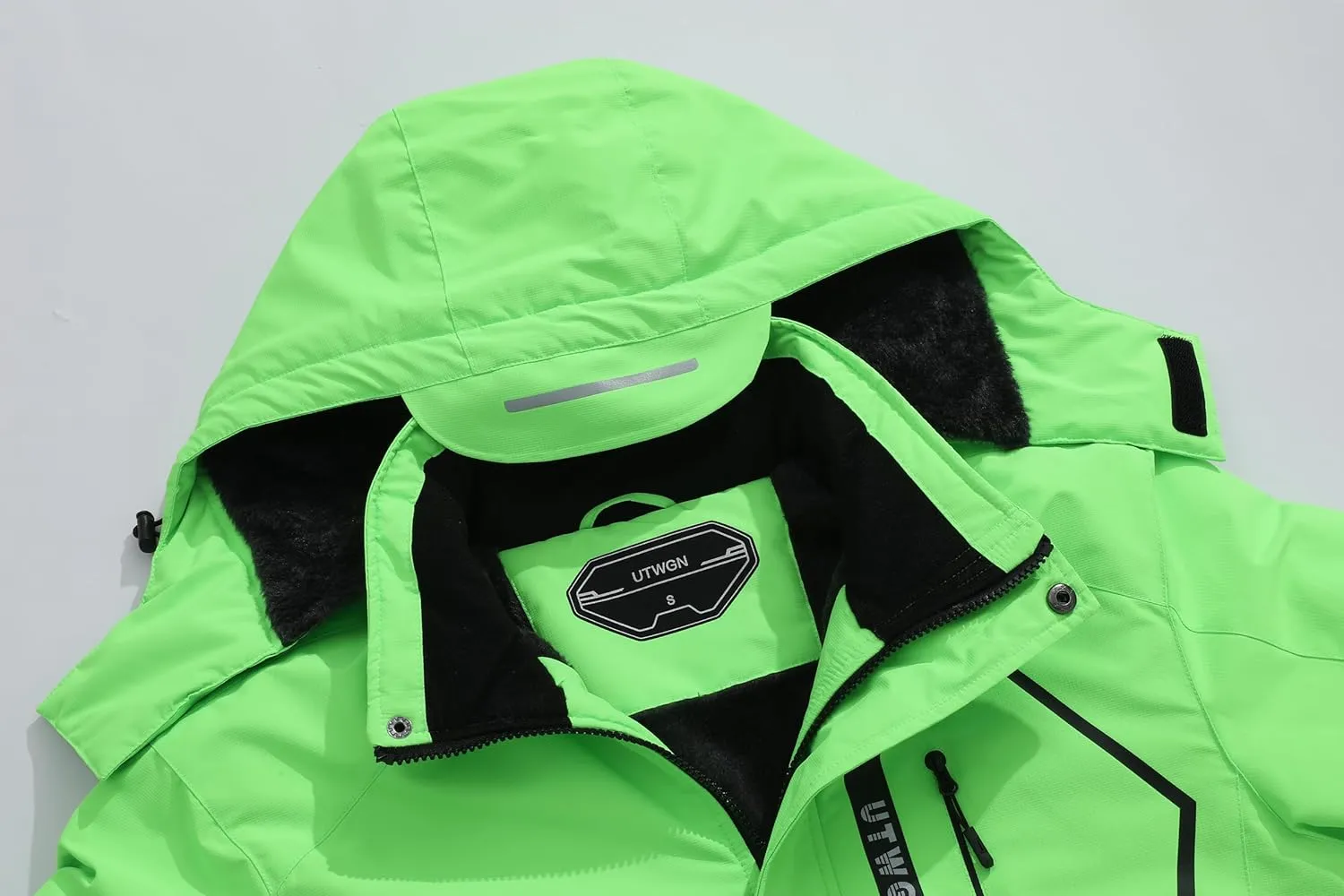 Men's Ski Jacket Winter Warm Snow Coat Waterproof Windbreaker Hooded Work Outerwear Snowboarding Jackets