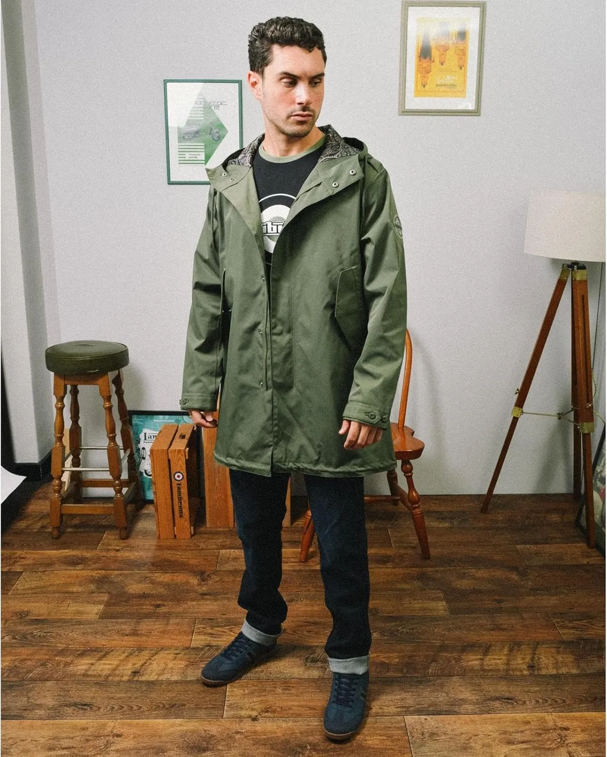 Mens Waterproof Hooded Warm Winter Parka Jacket Coat