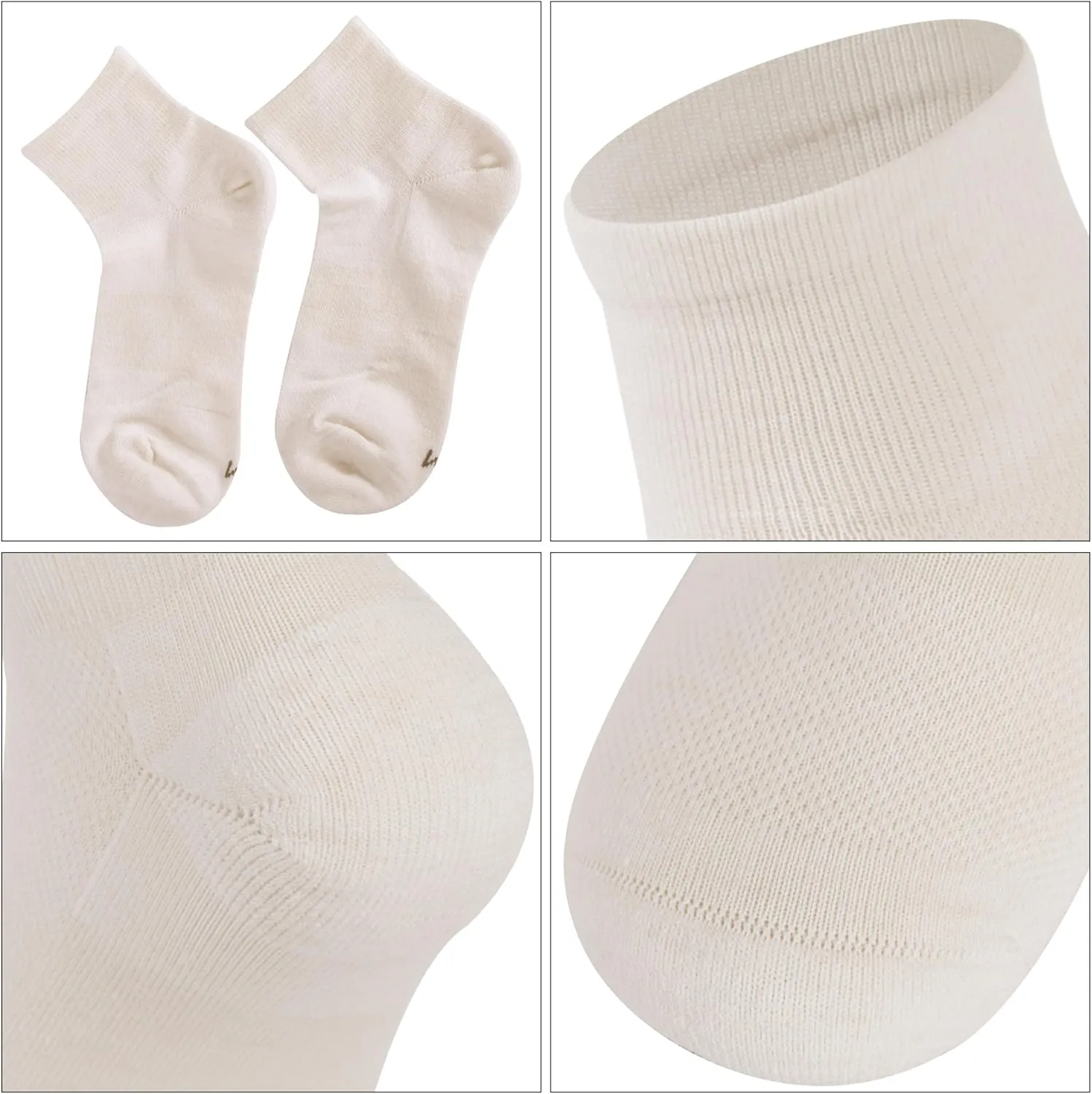 Merino Wool Ankle Socks, Men's Women's 90% Wool Athletic Thin Running Moisture Wicking Socks, 3 Pairs