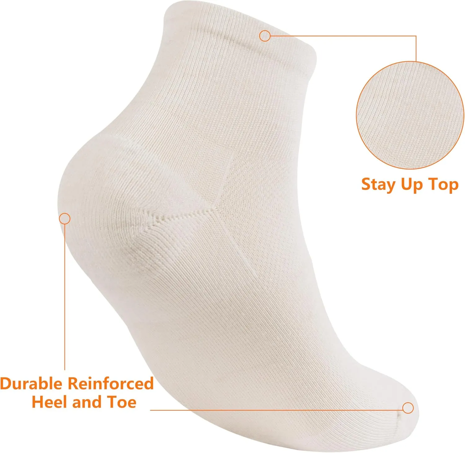 Merino Wool Ankle Socks, Men's Women's 90% Wool Athletic Thin Running Moisture Wicking Socks, 3 Pairs