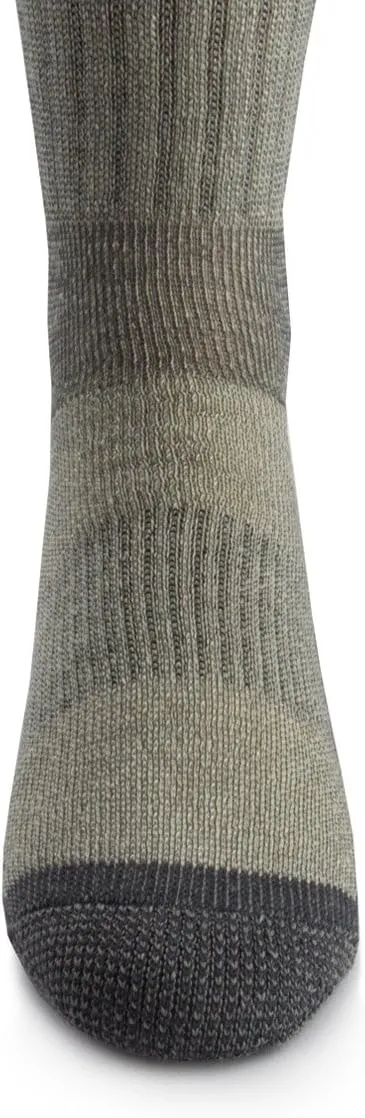 Merino Wool Crew Hiking Sock - Moisture Wicking