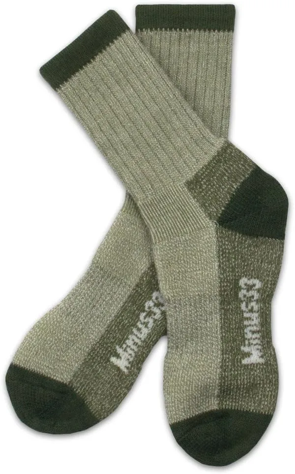 Merino Wool Crew Hiking Sock - Moisture Wicking