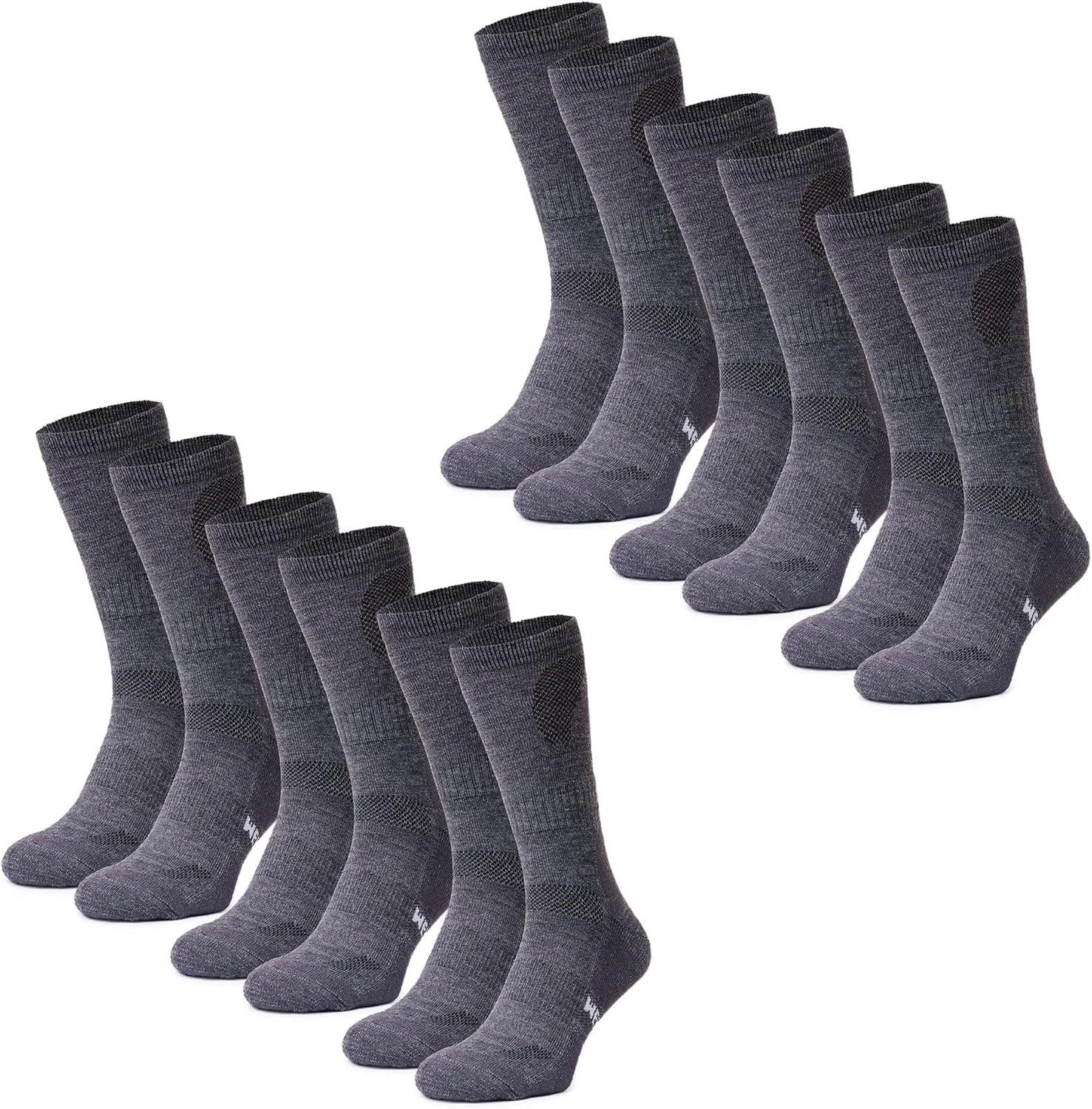 Merino.tech Merino Wool Socks for Women And Men - Merino Wool Hiking Socks Crew Style