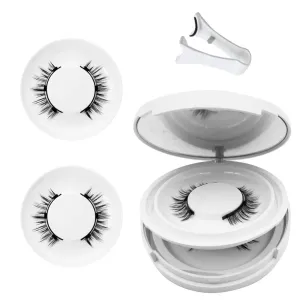 Meylora Magnetic Lashes,Meylora Magnetic Eyelashes with Applicator Reusable Eyelashes Magnet Natural Look without Eyeliner No Glue or Liner Needed(Natural Natural)