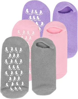Mikinona Cooling Socks for Women Anti-Slip Thermal Socks Foot Care Foot Masks Essential Oil Gel