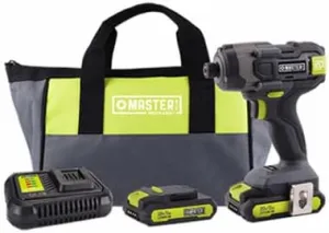 ML-IS41GD-200 20-Volt Compact Cordless Impact Drill Kit, (2) Batteries - Quantity 1
