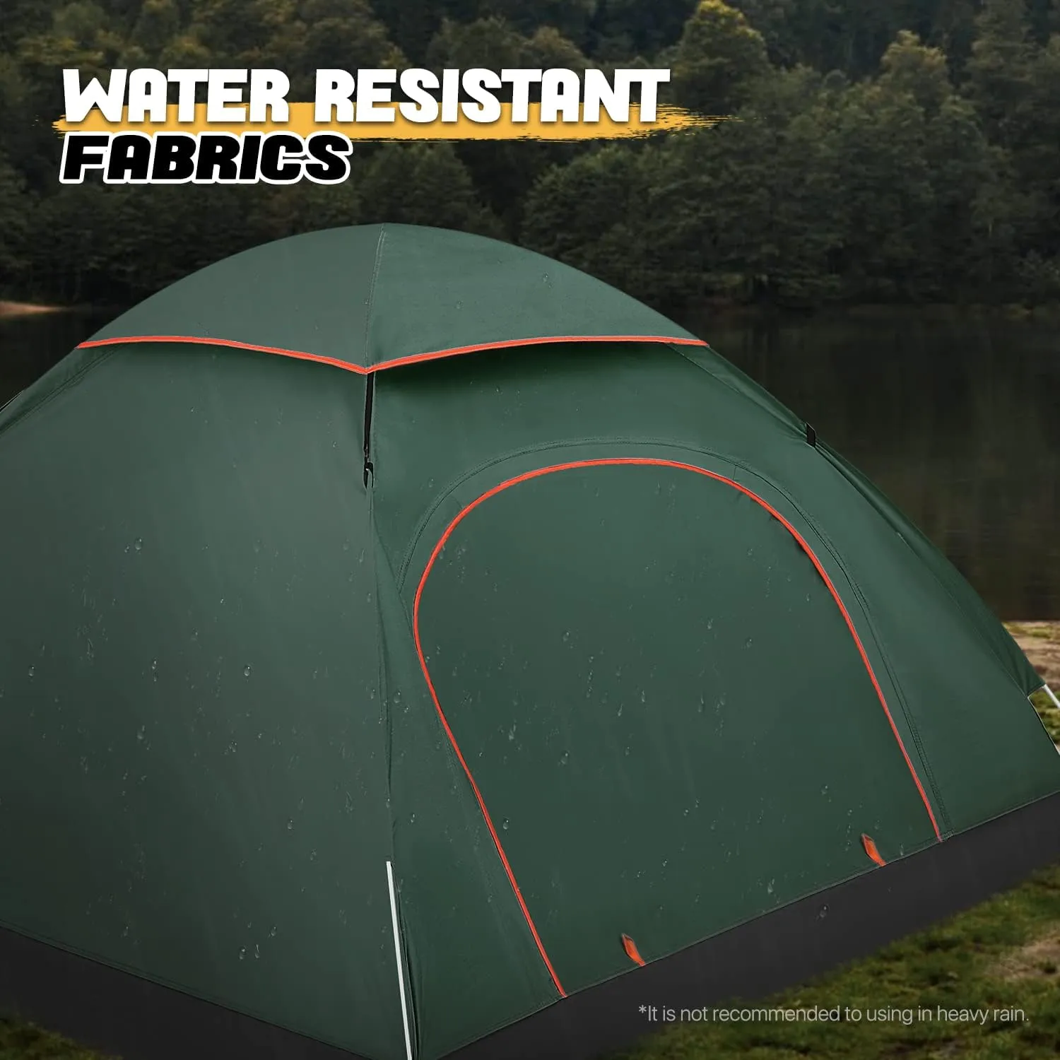 MoNiBloom 2 Person Dome Tent with Skylight, Ultralight Carry Family Tent Easy Set Up and Backpacking Tent with Lightweight Aluminum Alloy Frame for Adults Camping Hiking Outdoor Festivals, Blue