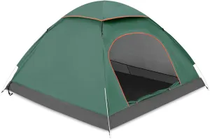 MoNiBloom 2 Person Dome Tent with Skylight, Ultralight Carry Family Tent Easy Set Up and Backpacking Tent with Lightweight Aluminum Alloy Frame for Adults Camping Hiking Outdoor Festivals, Blue