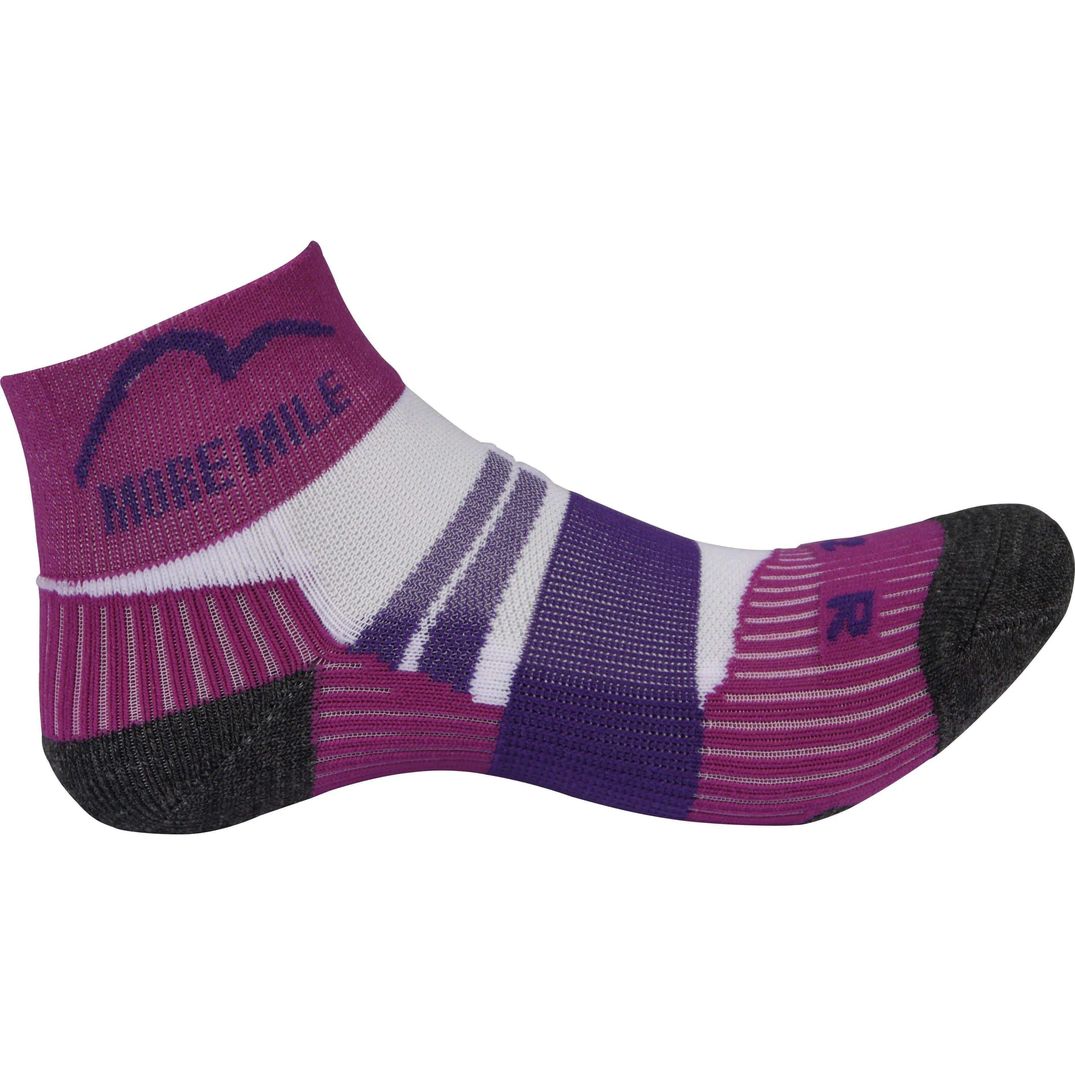 More Mile Endurance (3 Pack) Junior Running Socks - Multi