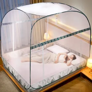 Mosquito Net Tent,Foldable Mosquito Net Bed Canopy,Portable Travel Mosquito Mesh Net,Canopy,Insect Screen(1.8m)