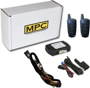MPC Plug-n-Play 4-Button 2-Way Remote Start Kit Compatible with 2008-2010 Dodge Charger - T-Harness - (2) Extended Range 4-Button 2-Way Remotes - Up to 3,000 ft Range - USA Tech Support