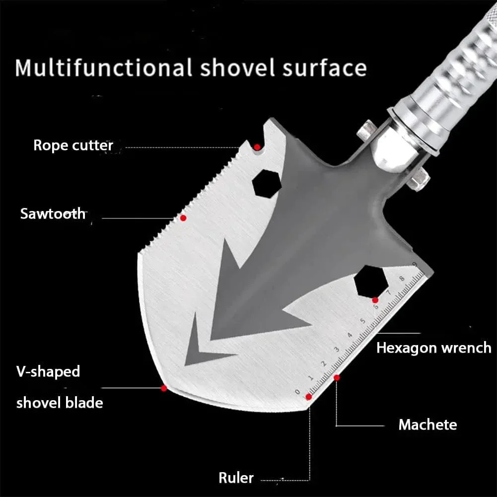 Multi-Purpose Ordnance Shovel With Camouflage Bag