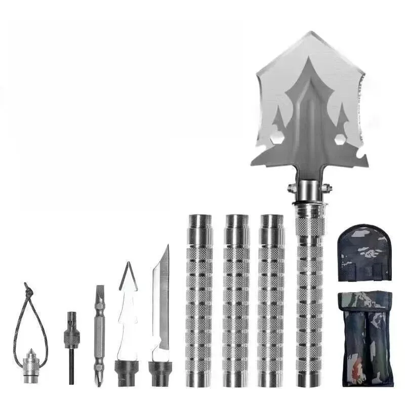 Multi-Purpose Ordnance Shovel With Camouflage Bag