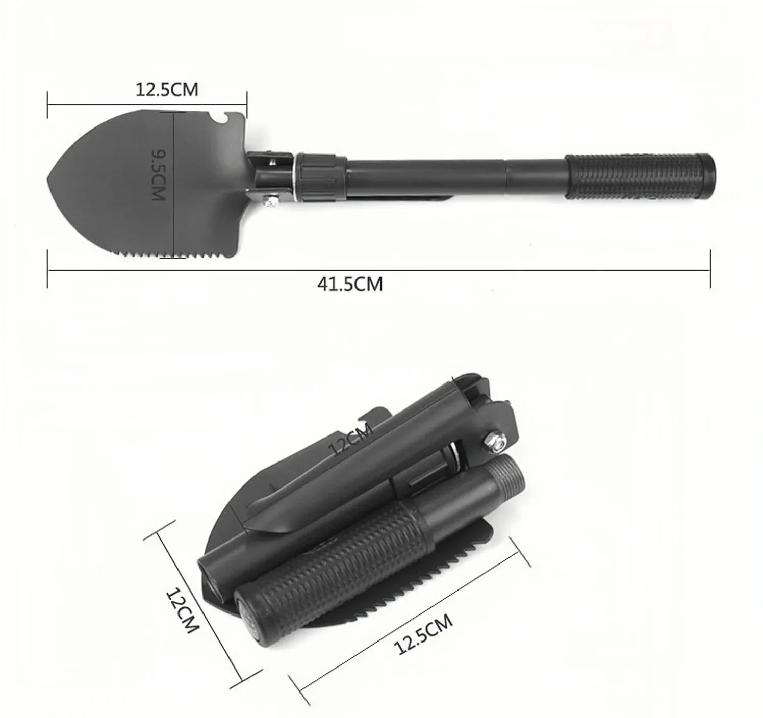 Multifunctional Survival Folding Shovel - Outdoor Camping Tool Kit
