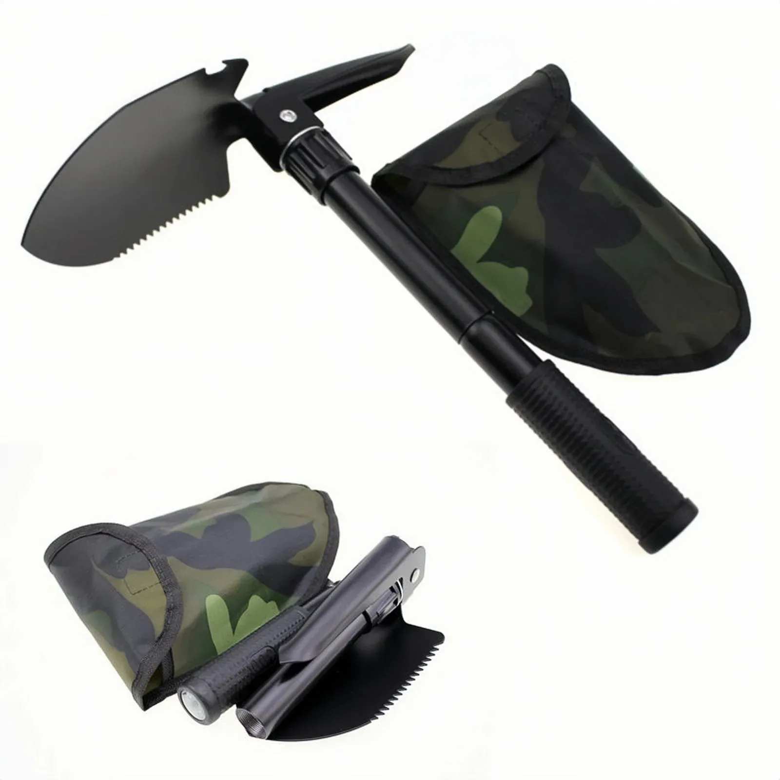 Multifunctional Survival Folding Shovel - Outdoor Camping Tool Kit
