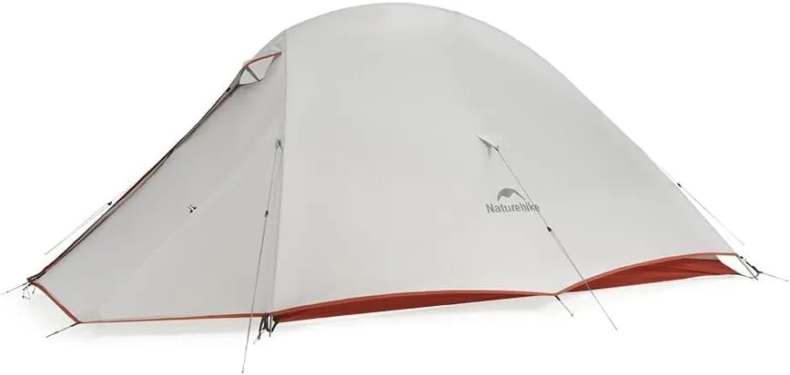 Naturehike 2024 Cloud up Pro Tent, Upgrade Ultralight Tents,1.23kg/2.7lbs,Double 1 Person Tent,for Cycle Camping,Backpacking,Hiking,Self-Standing, Construction,Easy Set up