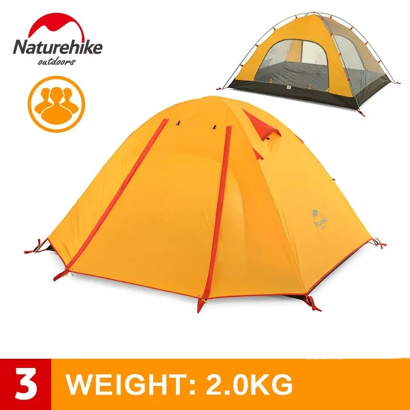 NatureHike 3-4 Person Double Layer Camping Tent