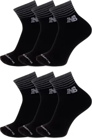 New Balance Women's Performance Cushioned Ankle Socks-6 Pairs-Moisture Wicking