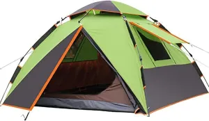 NIEH Camping Tent Automatic Pop-up Dome Tent for Camping | Waterproof 3-4 Person Instant Tent Easy to Set Up,for Backpacking, Camping, Hiking