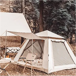 NIEH Camping Tents 4 People Spacious for Tents Practical and Lightweight Tents for Family,Outdoor,Hiking and Mountaineering