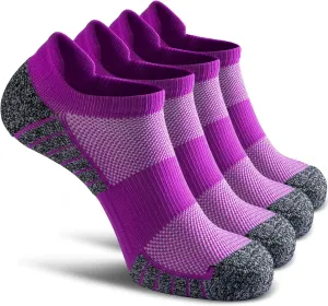 No Show Sports Compression Socks for Men and Women Circulation 4/8 Pack
